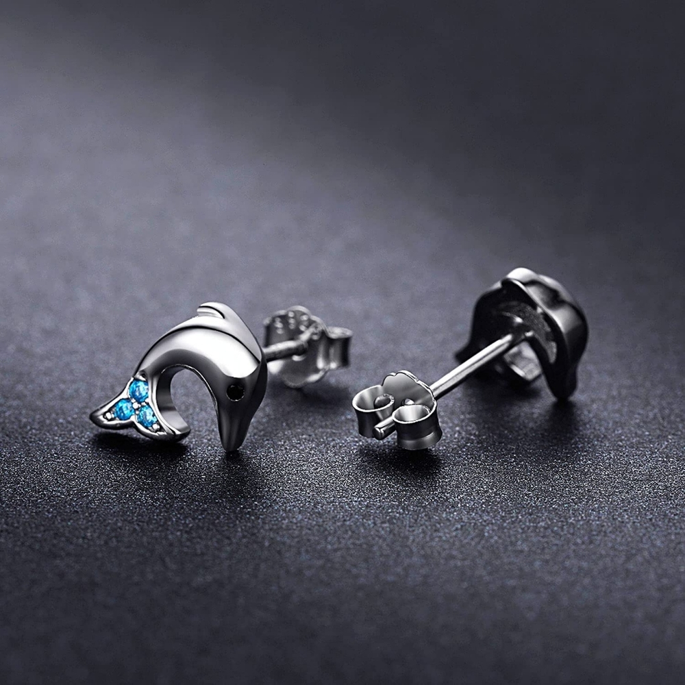 New dolphin earrings